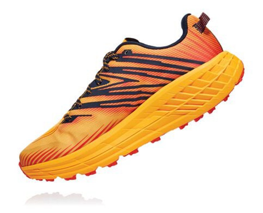 Zapatillas Trail Hoka One One Hombre - Speedgoat 4 - Naranjas - XWC537601